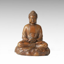Будда Бронзовая скульптура Шакьямуни / Отдел декора ремесел Гаутама Латунная статуя Tpfx-B97